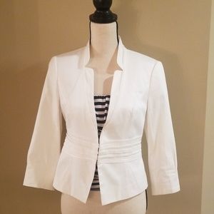 White House Black Market White short jacket